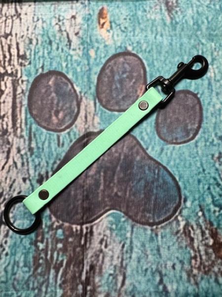 Schleppleinenhalter Caribbean Green 16mm Schwarzer Karabiner