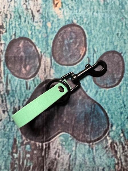 Schleppleinenhalter Caribbean Green 16mm Schwarzer Karabiner