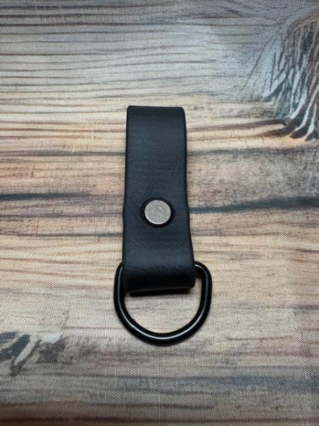 Schlaufe Schwarz 19mm vernickelter Stahl Schwarz D-Ring 20x3mm