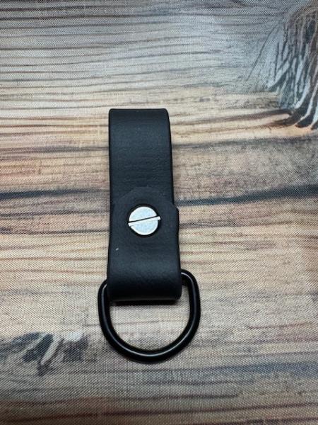 Schlaufe Schwarz 19mm vernickelter Stahl Schwarz D-Ring 20x3mm