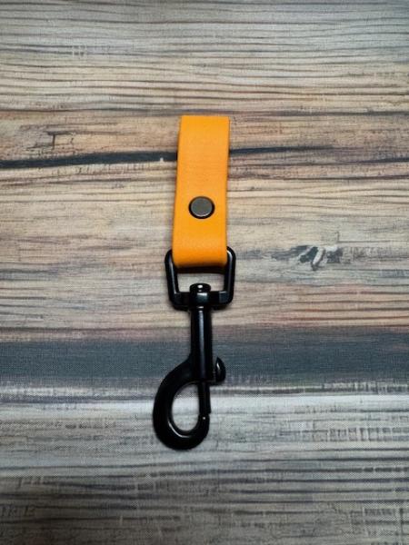 Schlaufe Peach 19mm vernickelter Stahl Schwarz Bolzenkarabiner