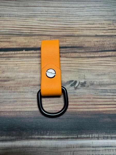 Schlaufe Peach 19mm vernickelter Stahl Schwarz D-Ring 20mm