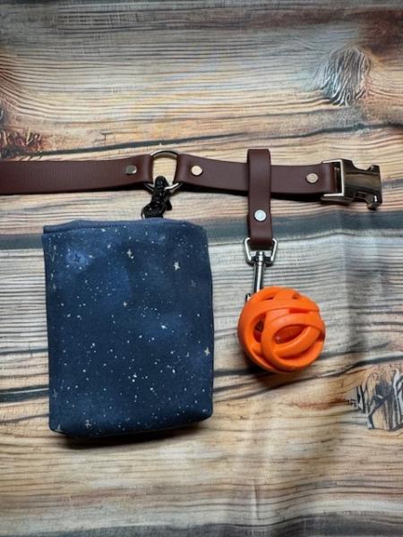 Schlaufe Saddle Brown 19mm vernickelter Stahl Silber Bolzenkarabiner groß