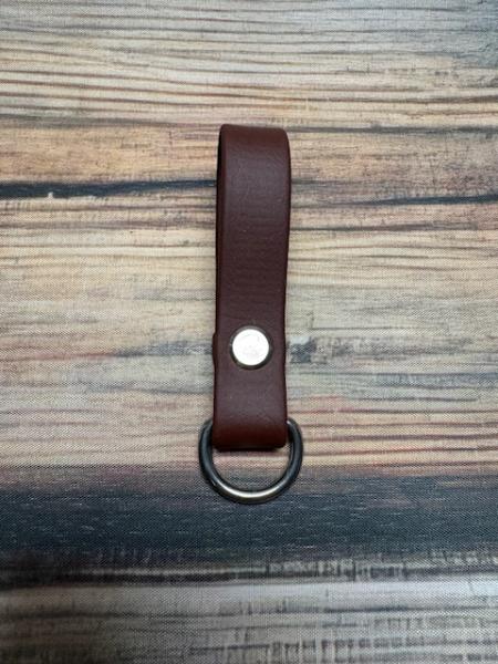 Schlaufe groß Saddle Brown 16mm Edelstahl D-Ring 16mm