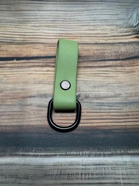 Schlaufe Holy Guacamole 19mm vernickelter Stahl Schwarz D-Ring groß