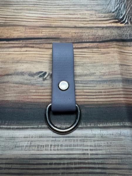 Schlaufe Grau 19mm Edelstahl D-Ring 20mm