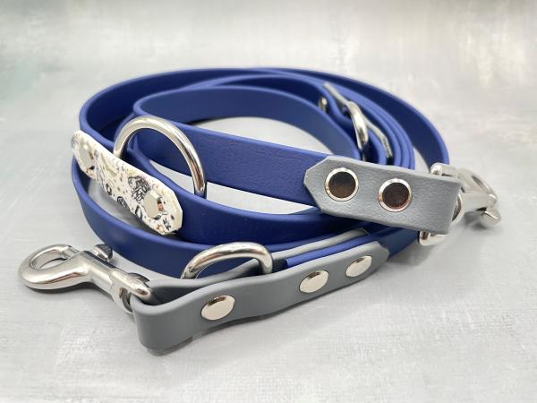 Führleine zweifarbig 3-fach verstellbar ; 16 mm ; 200 cm