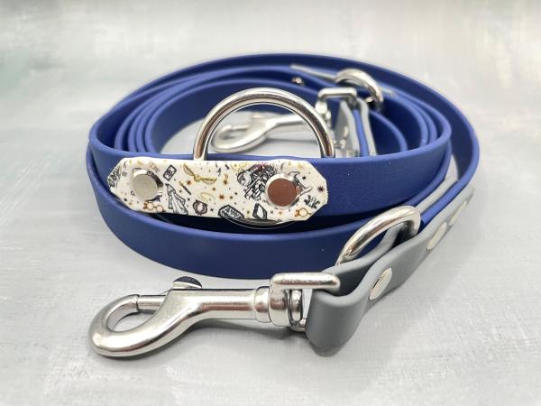 Führleine zweifarbig 3-fach verstellbar ; 16 mm ; 200 cm