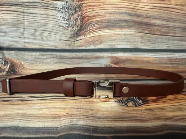 Gassigürtel mit Metallsteckschnalle; 19 mm breit; 80 cm lang ( Bundweite 73 - 87 cm )