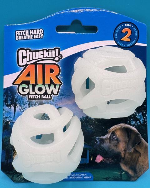 Chuckit Air Glow Fetch Ball Breath right Medium 2er Pack