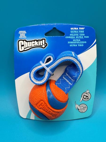 Chuckit Ultra Tug M mit 6cm Ball Zerrspielzeug
