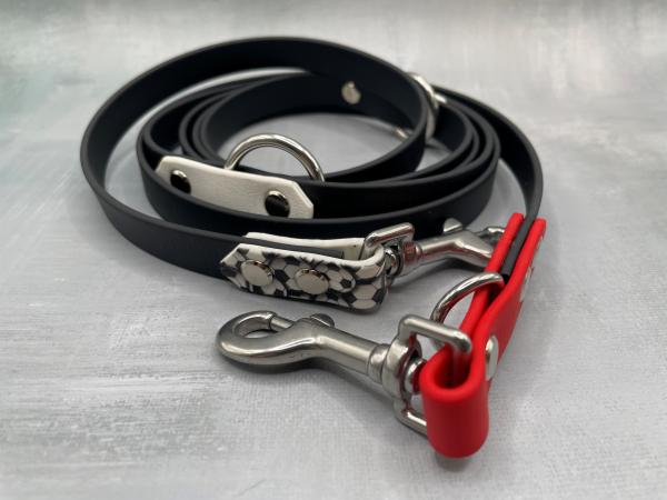 Führleine zweifarbig 3-fach verstellbar ; 16 mm ; 200 cm