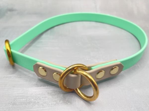 Zugstopphalsband doppelter Umschlag ; 16 mm ; 48 cm