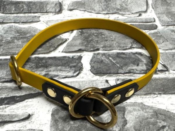 Zugstopphalsband doppelter Umschlag ; 16 mm ; 45 cm