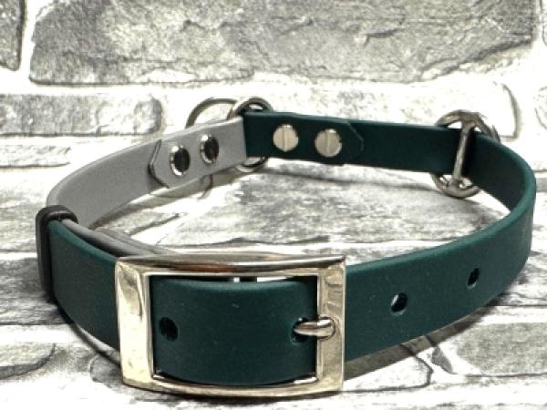 Zugstopphalsband verstellbar mit Schnalle ; 16 mm ; 38-44 cm