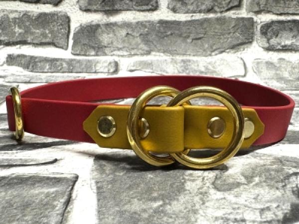 Zugstopphalsband doppelter Umschlag ; 19 mm ; 46 cm