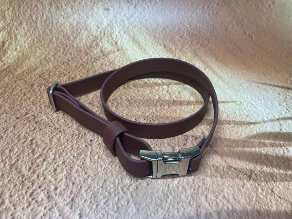 Gassigürtel, längenverstellbar mit Klickschnalle 19 mm