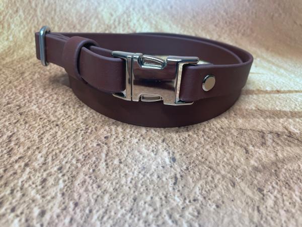 Gassigürtel, längenverstellbar mit Klickschnalle 19 mm