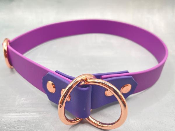 Zugstopphalsband doppelter Umschlag ; 25 mm ; 53 cm