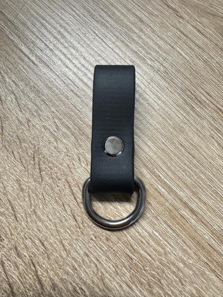 Schlaufe Schwarz 19mm Edelstahl D-Ring 20mm