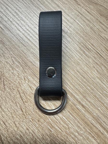 Schlaufe Schwarz 19mm Edelstahl D-Ring 20mm groß