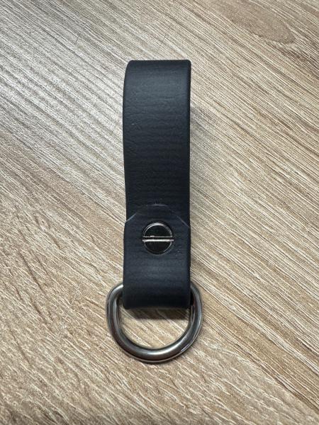 Schlaufe Schwarz 19mm Edelstahl D-Ring 20mm groß