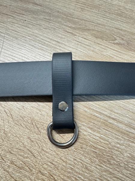 Schlaufe Schwarz 19mm Edelstahl D-Ring 20mm groß