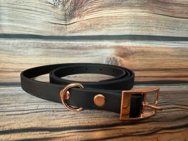 Gassigürtel mit Leiterschnalle; 16 mm breit; 100 cm lang ( Bundweite 96 - 104 cm )