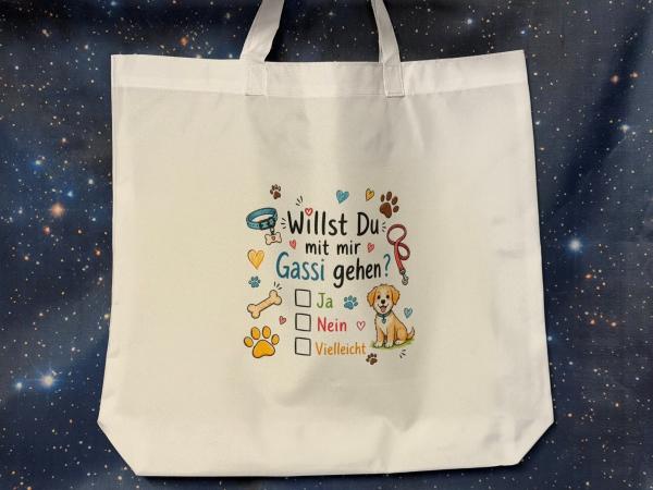 Einkaufstasche Willst Du mit mir gehen
