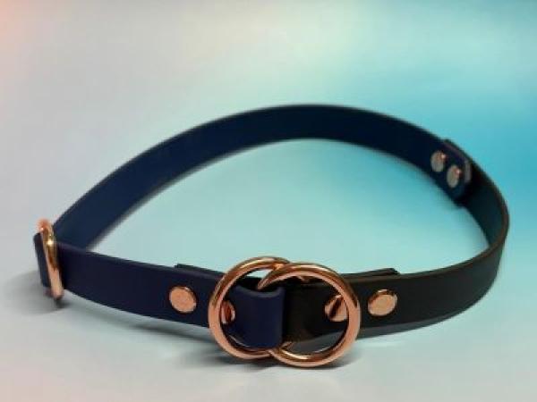 Zugstopphalsband zweifarbig 19 mm