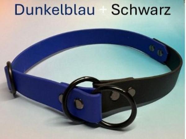 Zugstopphalsband zweifarbig 25 mm