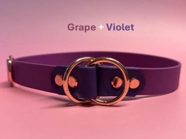 Zugstopphalsband doppelter Umschlag 25 mm